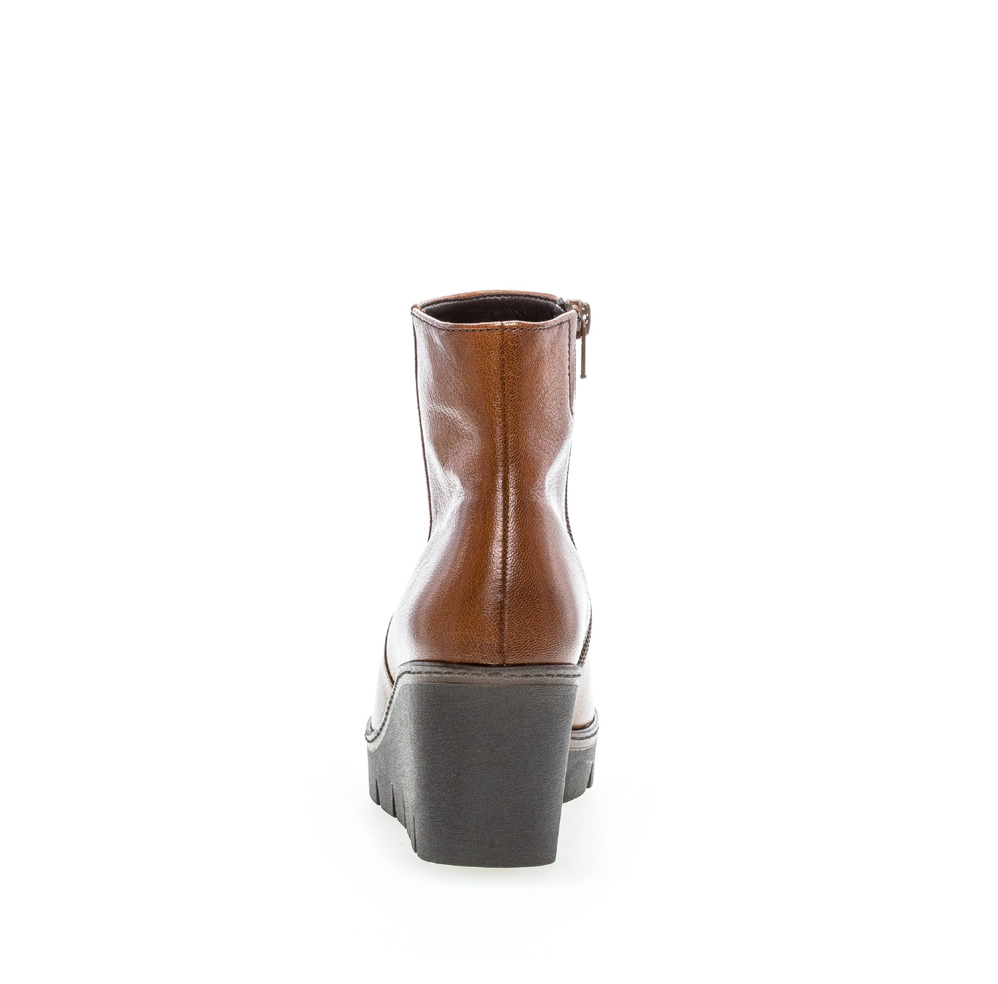 GABOR - 54.780.24 MEDIUM WEDGE BOOT - TAN LEATHER