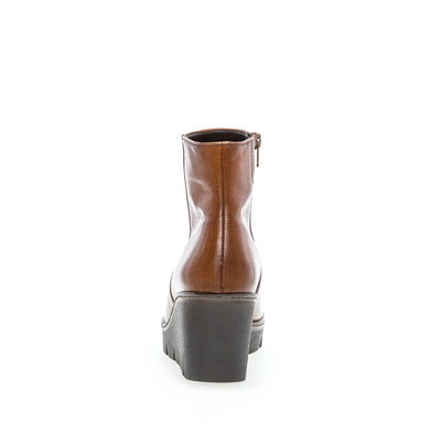 GABOR - 54.780.24 MEDIUM WEDGE BOOT - TAN LEATHER