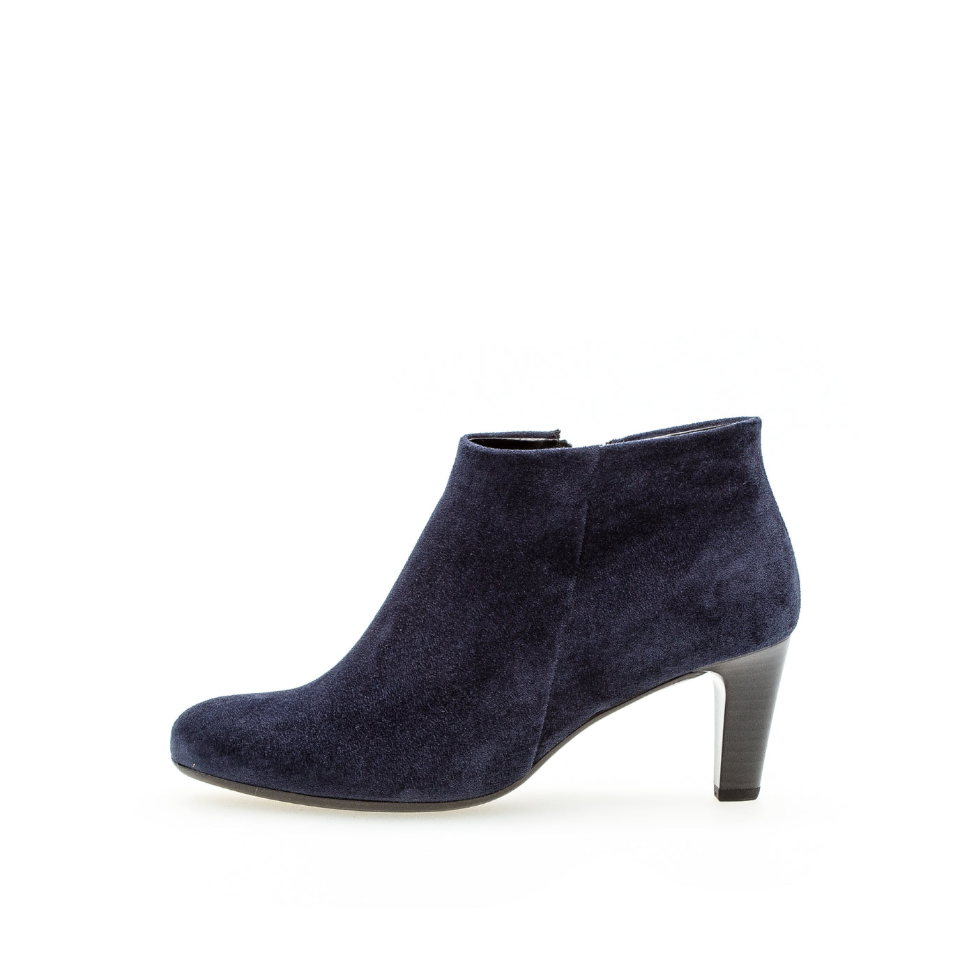 GABOR - 55.850.46 MEDIUM HEEL ANKLE BOOT - NAVY NUBUCK