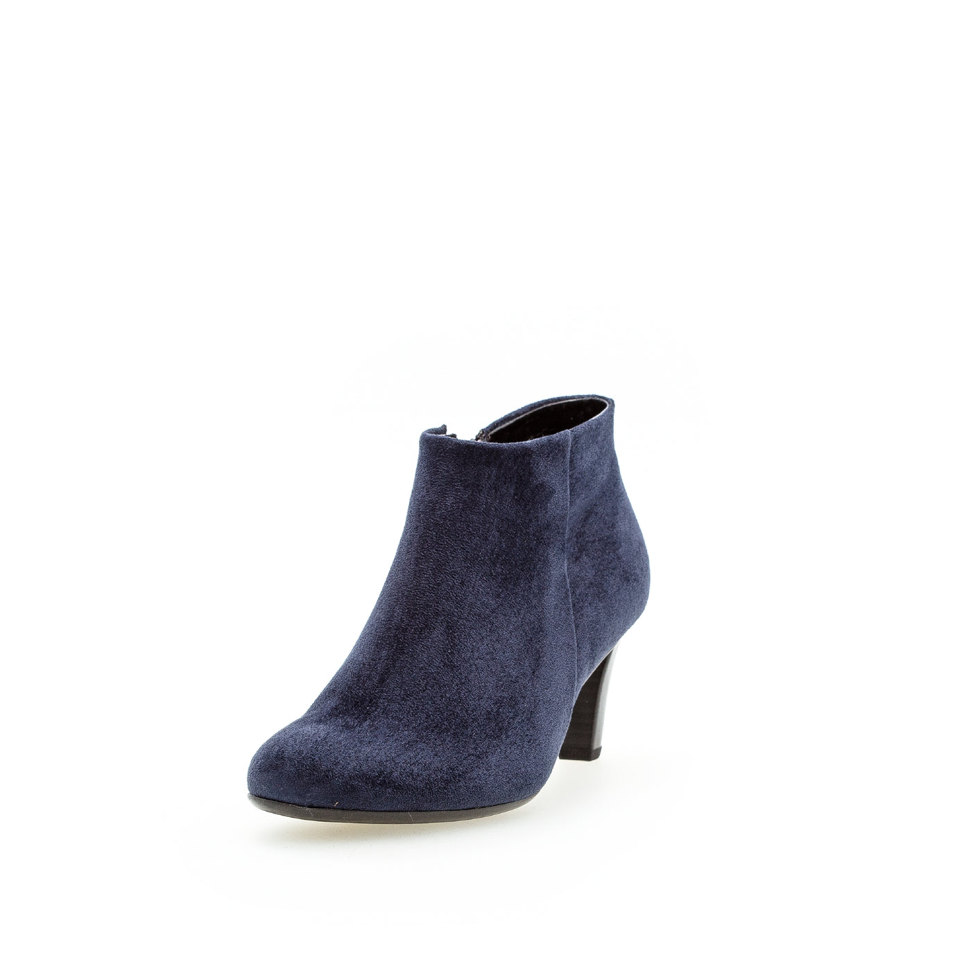 GABOR - 55.850.46 MEDIUM HEEL ANKLE BOOT - NAVY NUBUCK