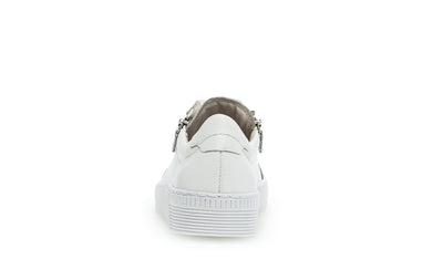 GABOR - 63.334.21 LACED TRAINER - WHITE LEATHER