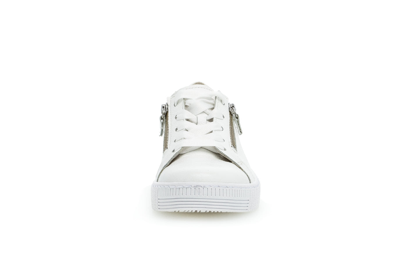 GABOR - 63.334.21 LACED TRAINER - WHITE LEATHER