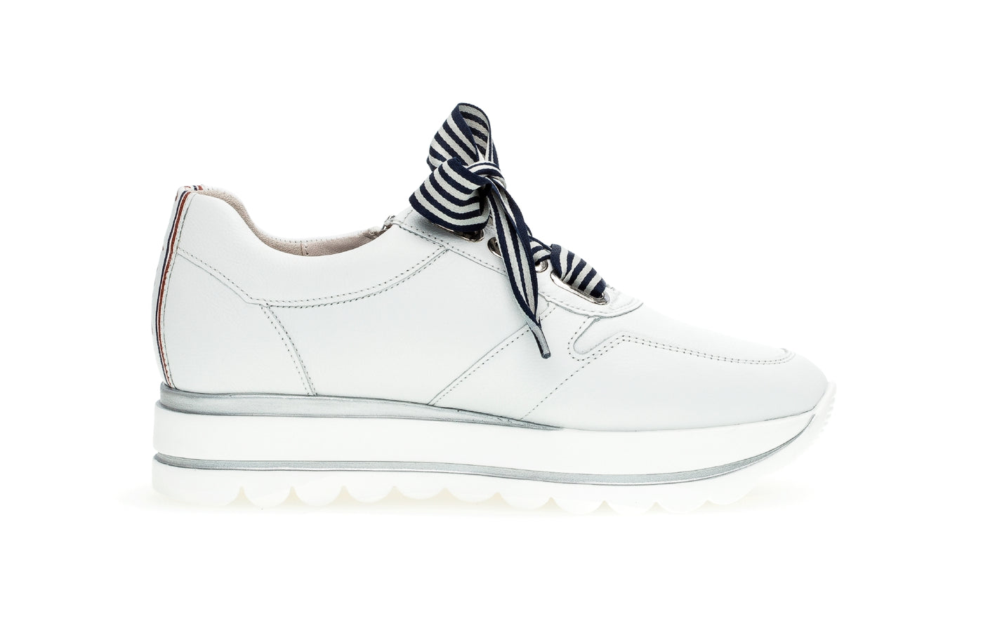 GABOR - 63.412.21 LACED FASHION SHOE - WHITE/NAVY