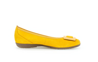 GABOR - 64.164.13 FLAT POMP - YELLOW