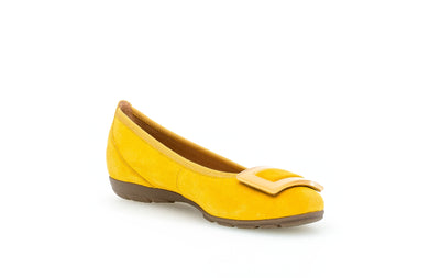 GABOR - 64.164.13 FLAT POMP - YELLOW