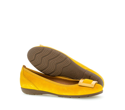 GABOR - 64.164.13 FLAT POMP - YELLOW