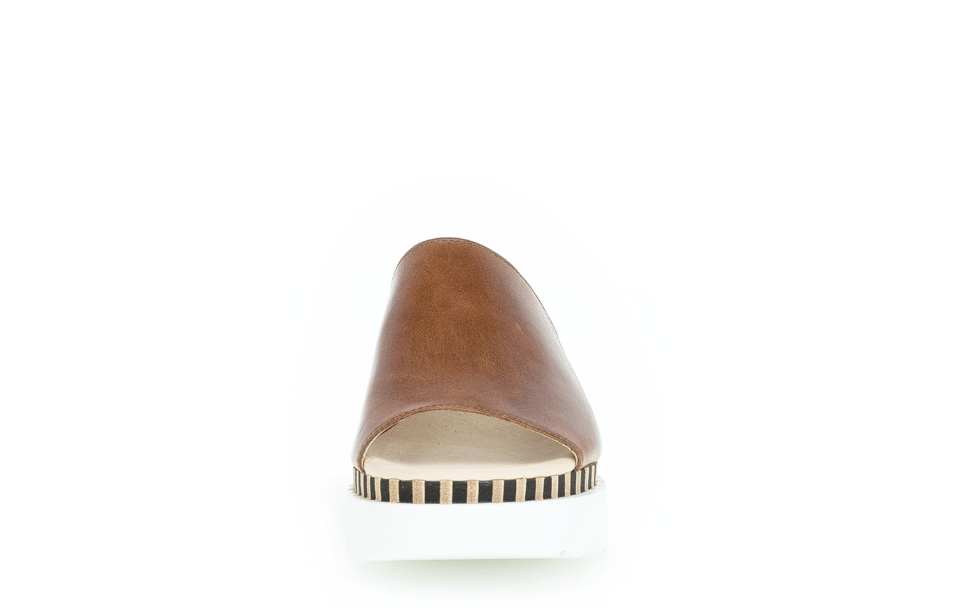 GABOR - 64.663.24 WEDGE MULE - TAN LEATHER