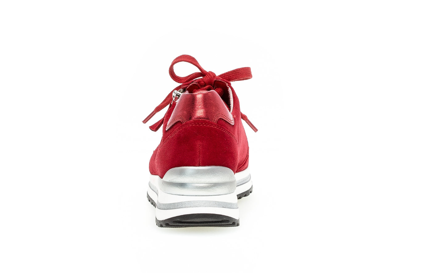 GABOR - 66.528.68 LACED FASHION SHOE - RED SUEDE