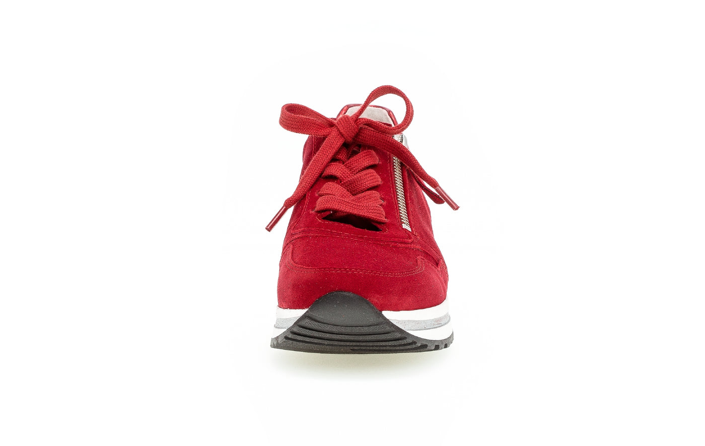 GABOR - 66.528.68 LACED FASHION SHOE - RED SUEDE