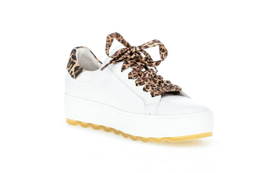 GABOR - 66.538.51 LACED FASHION SHOE - WHITE MULTI