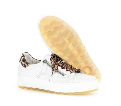 GABOR - 66.538.51 LACED FASHION SHOE - WHITE MULTI