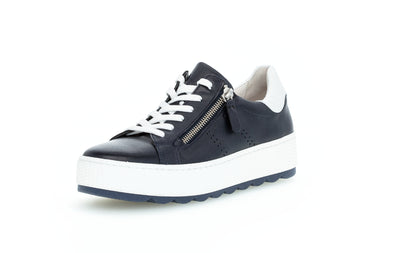 GABOR - 66.538.66 LACED FASHION SHOE - NAVY