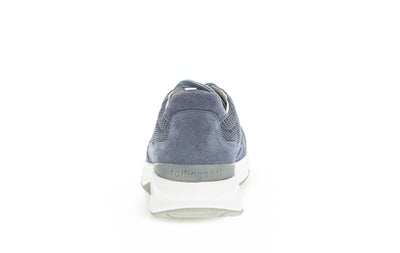 GABOR - 66.896.26 ROLLING SOFT TRAINER - BLUE SUEDE