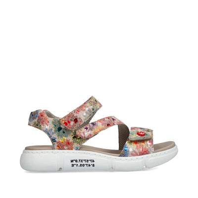 RIEKER - 68970-90 FASHION SANDAL - RED MULTI