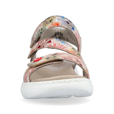 RIEKER - 68970-90 FASHION SANDAL - RED MULTI