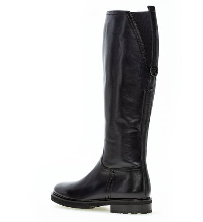 GABOR 71.629.26 - FLAT HEEL LONG BOOT - DARK NAVY