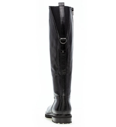 GABOR 71.629.26 - FLAT HEEL LONG BOOT - DARK NAVY