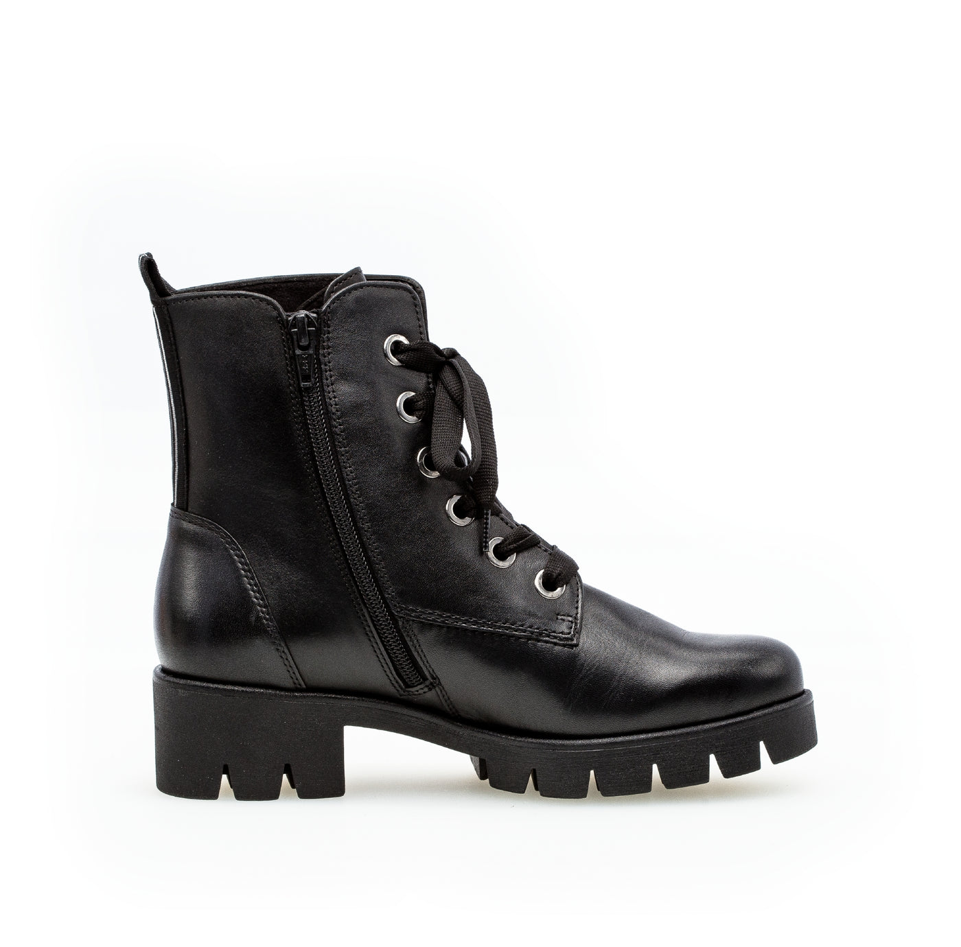 GABOR - 71.711.27 LACED UP ANKLE BOOT - BLACK