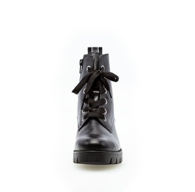 GABOR - 71.711.27 LACED UP ANKLE BOOT - BLACK