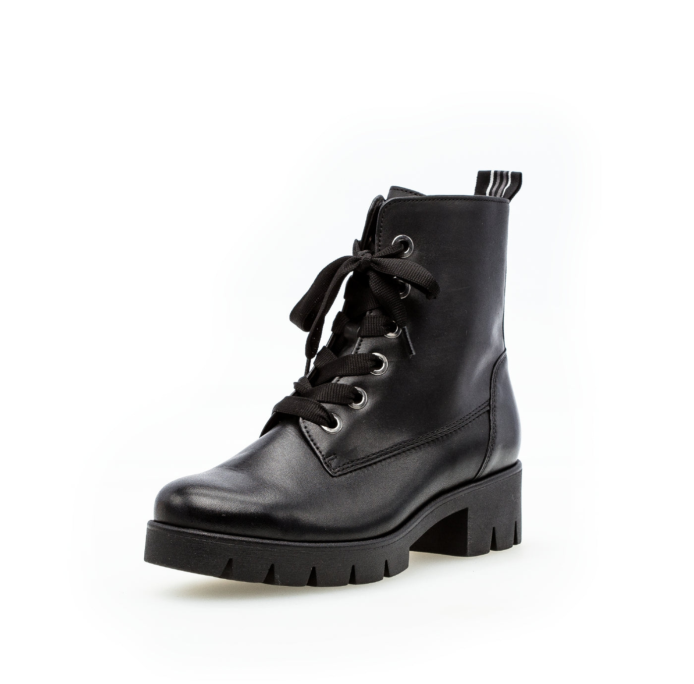 GABOR - 71.711.27 LACED UP ANKLE BOOT - BLACK