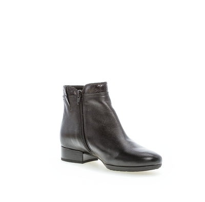 GABOR - 72.718.27 FLAT ANKLE BOOT - BLACK