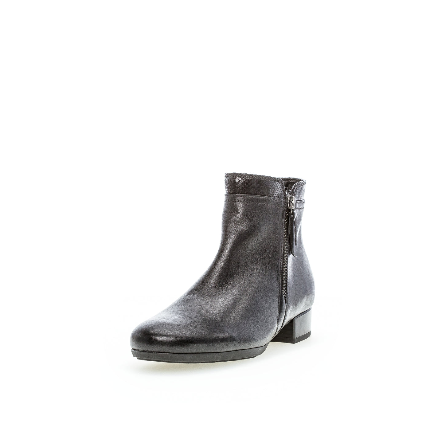 GABOR - 72.718.27 FLAT ANKLE BOOT - BLACK