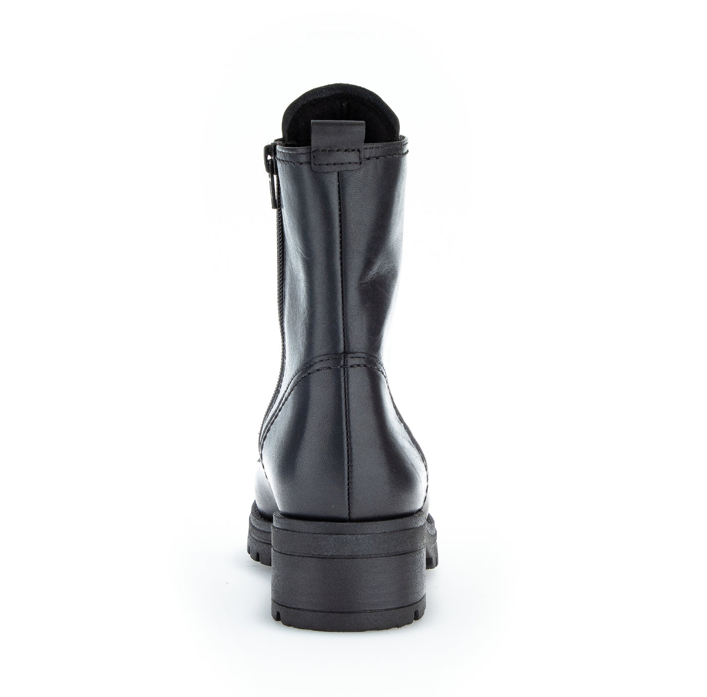 GABOR - 72.783.57 FLAT FASHION BOOT WITH CRISS-CROSS FRONT - BLACK