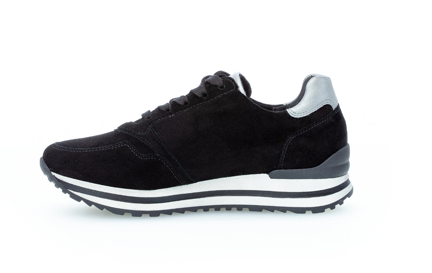 GABOR - 76.528.67 LACED FASHION SHOE - BLACK