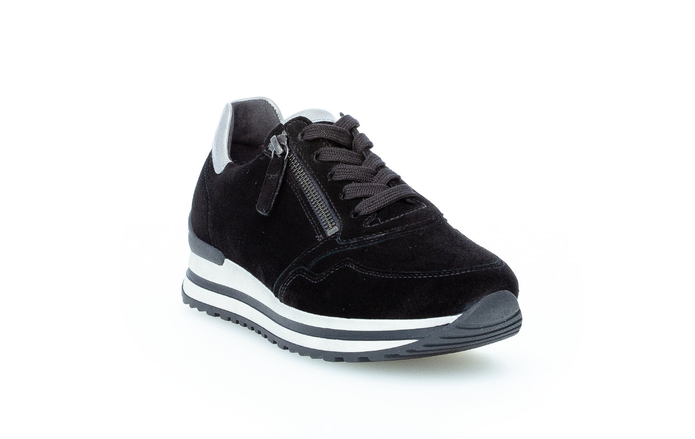 GABOR - 76.528.67 LACED FASHION SHOE - BLACK