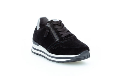 GABOR - 76.528.67 LACED FASHION SHOE - BLACK