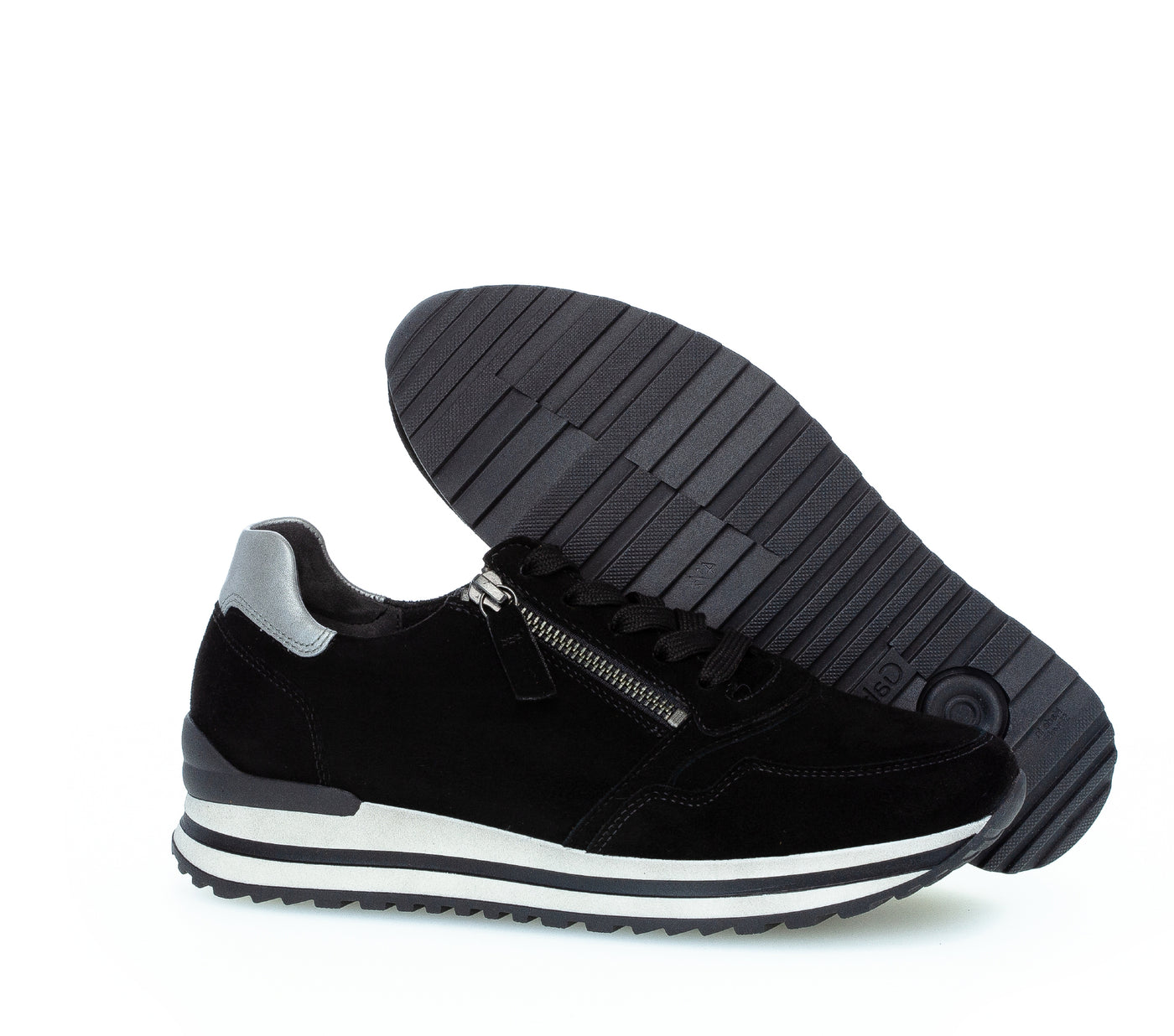 GABOR - 76.528.67 LACED FASHION SHOE - BLACK