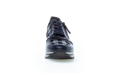 GABOR - 76.528.86 LACED WEDGE FASHION SHOE - NAVY