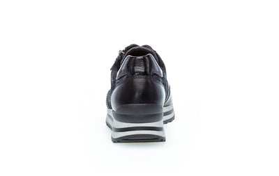 GABOR - 76.528.87 LACED FASHION SHOE - BLACK