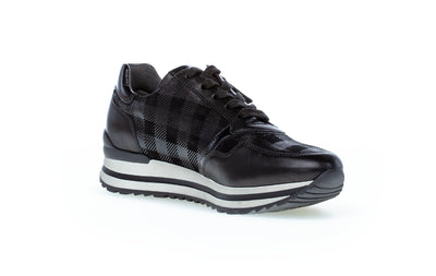 GABOR - 76.528.87 LACED FASHION SHOE - BLACK