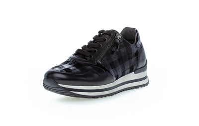 GABOR - 76.528.87 LACED FASHION SHOE - BLACK