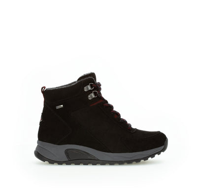 Gabor 76.806.47 -  LACED WALKING ANKLE BOOT - BLACK