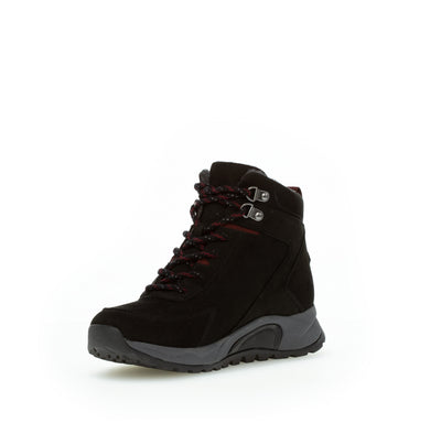 Gabor 76.806.47 -  LACED WALKING ANKLE BOOT - BLACK
