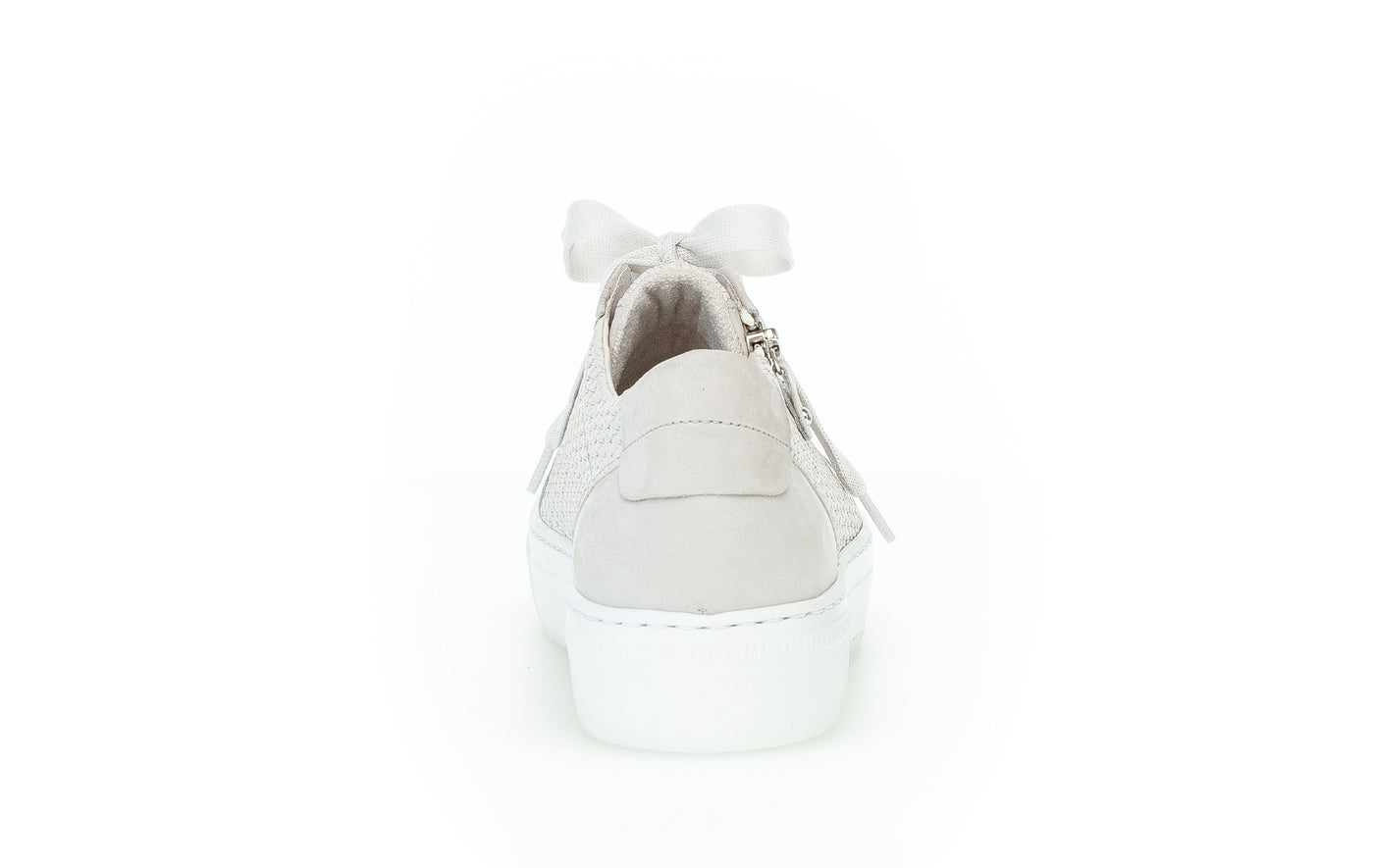 GABOR - 83.324.39 FLAT LACE UP FASHION SHOE - GREY SUEDE