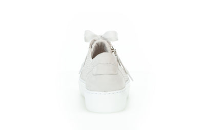 GABOR - 83.324.39 FLAT LACE UP FASHION SHOE - GREY SUEDE