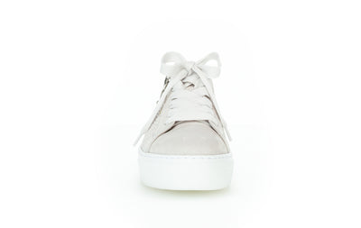 GABOR - 83.324.39 FLAT LACE UP FASHION SHOE - GREY SUEDE