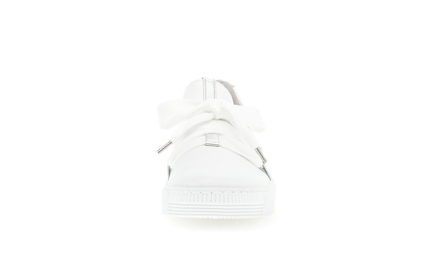 GABOR - 83.333.21 FLAT SLIP-ON SHOE - WHITE LEATHER