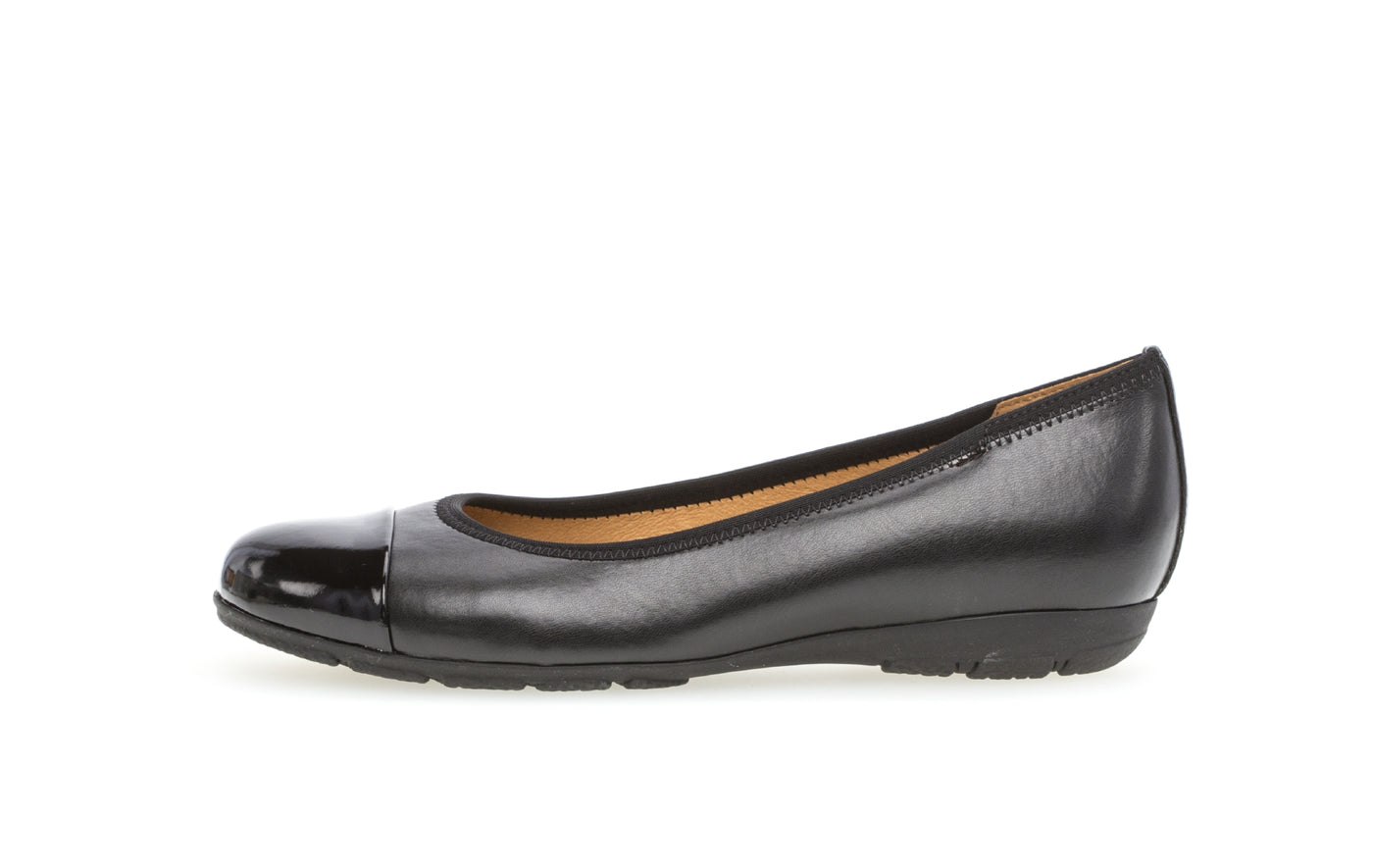 GABOR 84.161.57- FLAT POMP - BLACK