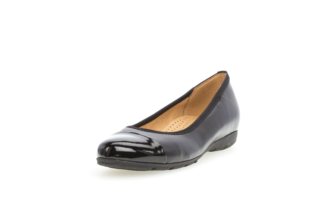 GABOR 84.161.57- FLAT POMP - BLACK