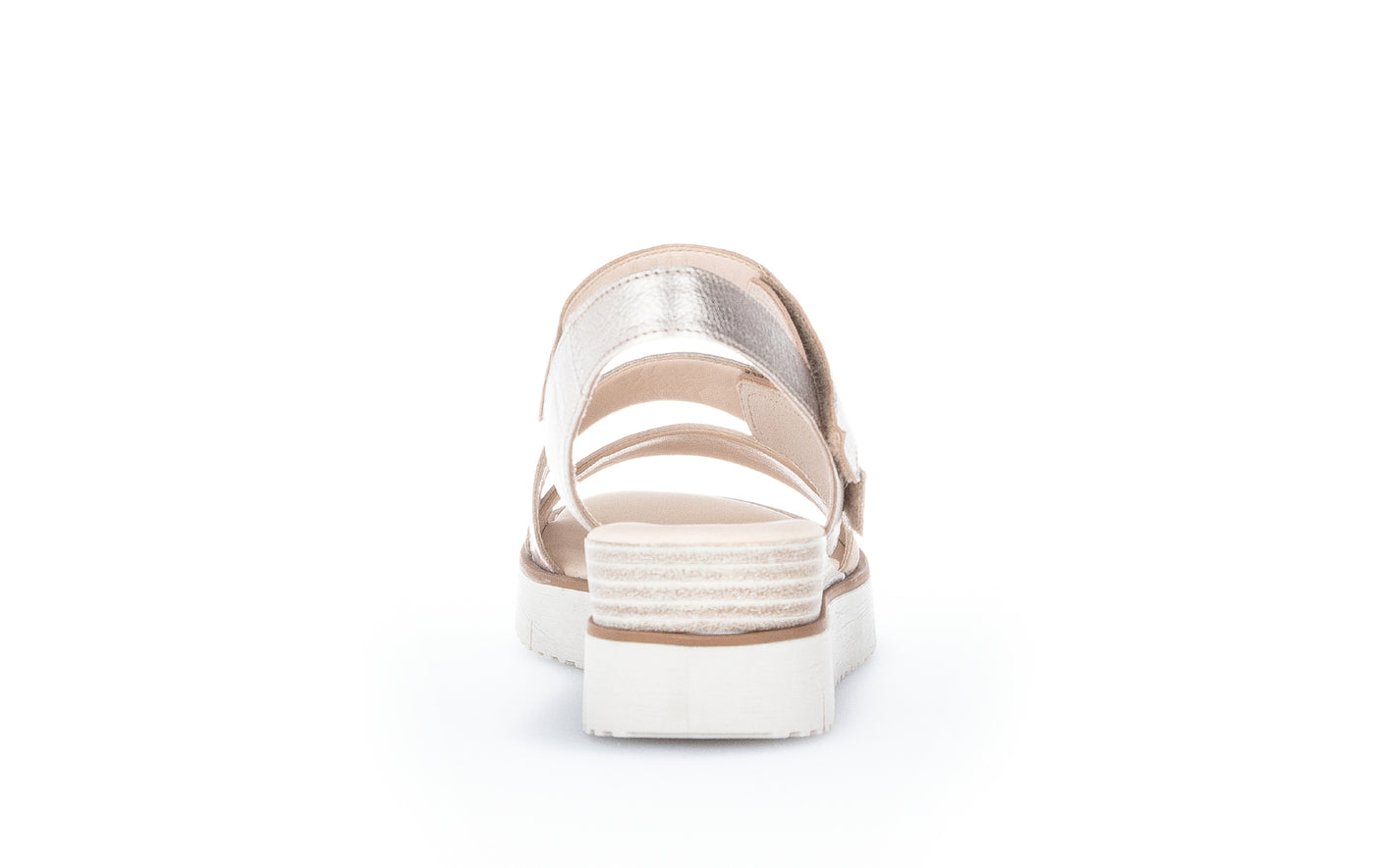 GABOR - 84.674.60 LOW WEDGE FASHION SANDAL - BEIGE COMB