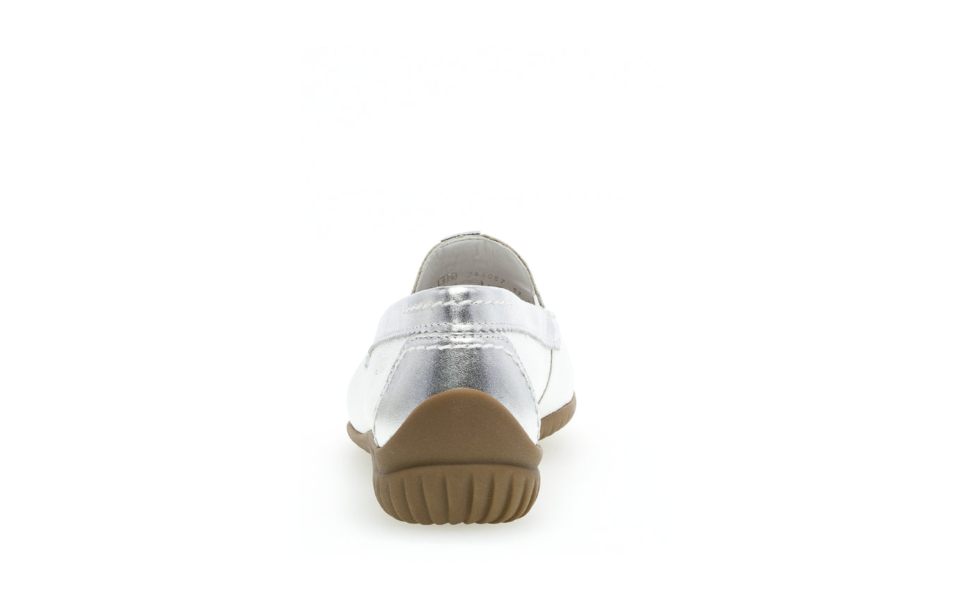 GABOR - 86.090.50 FLAT LOAFER - WHITE/SILVER