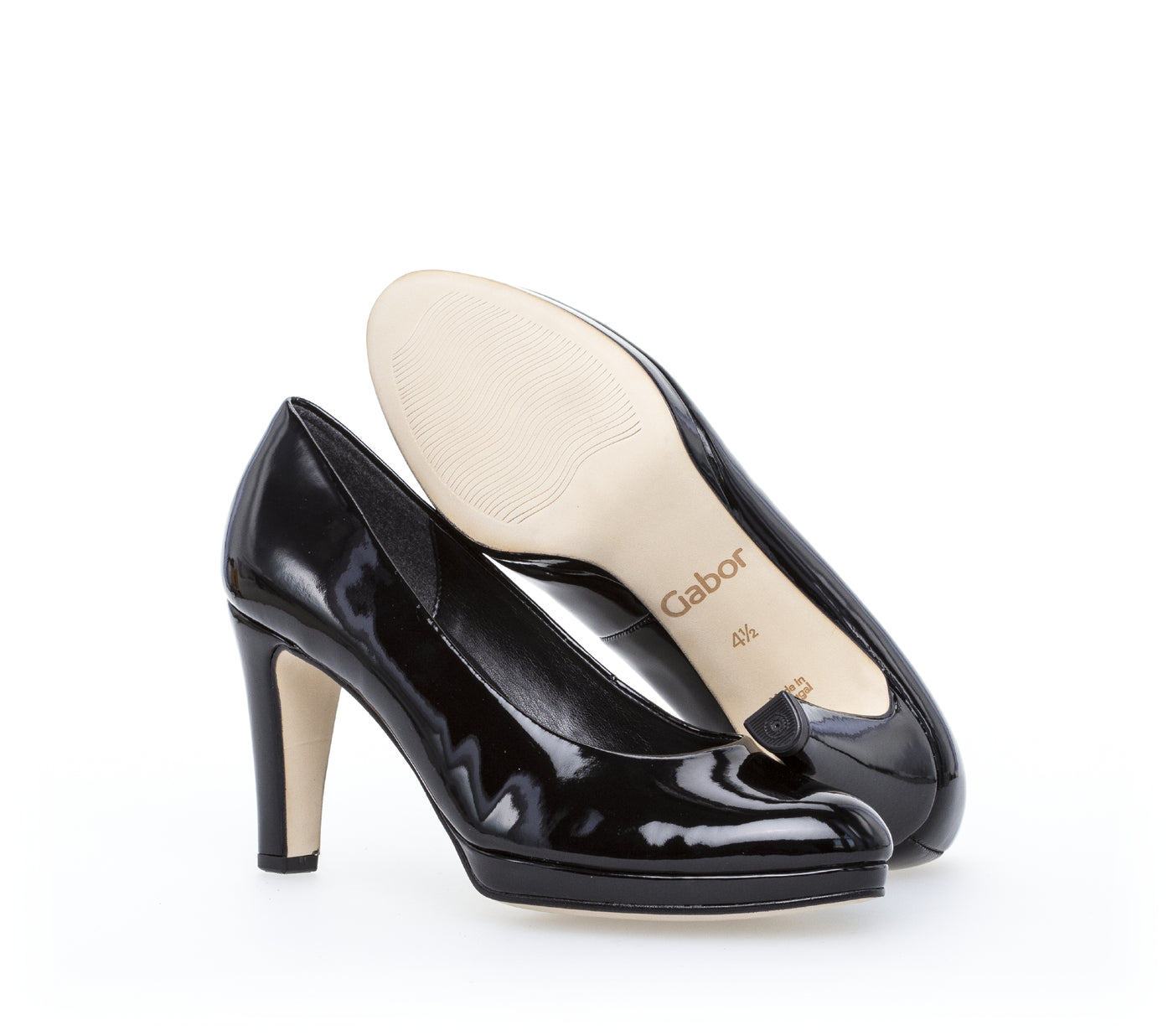 GABOR - 91.270.77  HIGH HEEL SHOE - BLACK