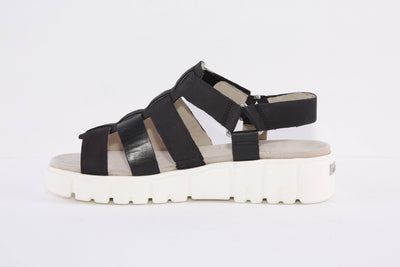 CAPRICE - 28255-109 CHUNKY FASHION SANDAL - BLACK