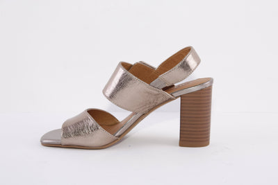CAPRICE - 28303-341 MEDIUM BLOCK HEEL FASHION SANDAL - TAUPE