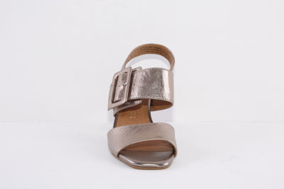 CAPRICE - 28303-341 MEDIUM BLOCK HEEL FASHION SANDAL - TAUPE