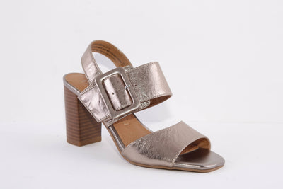 CAPRICE - 28303-341 MEDIUM BLOCK HEEL FASHION SANDAL - TAUPE